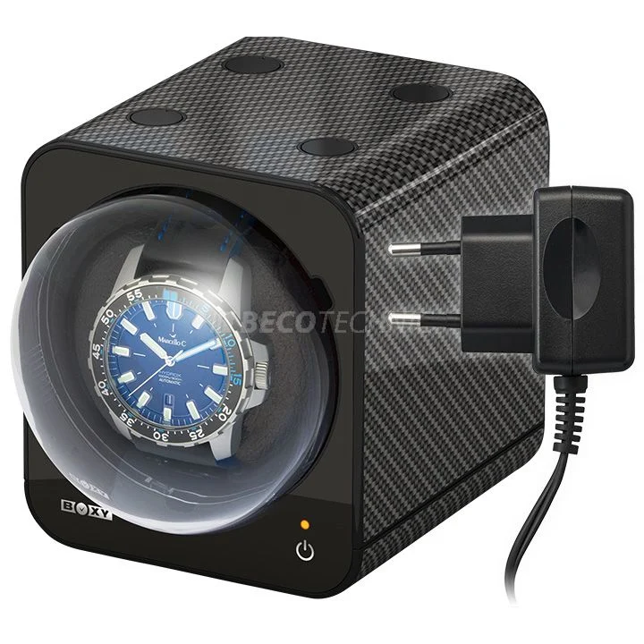 Watch Winder Boxy Fancy Beco Technic Carbon 309407